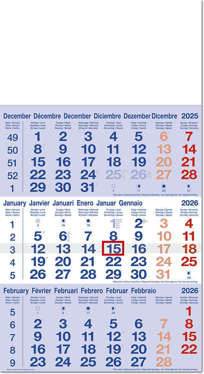 Solo Postage Saver Shipping Calendar