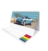 Dream Machines Note Station Desk Calendar