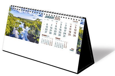 Wild Planet Premium Lined Easel Desk Calendar