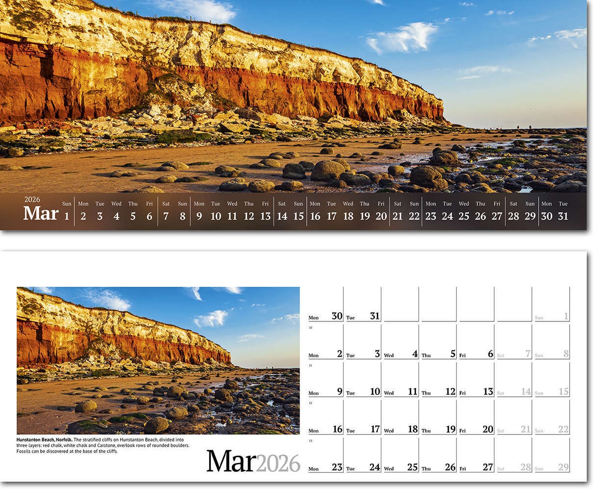 Wild Britain Task Station Desk Calendar