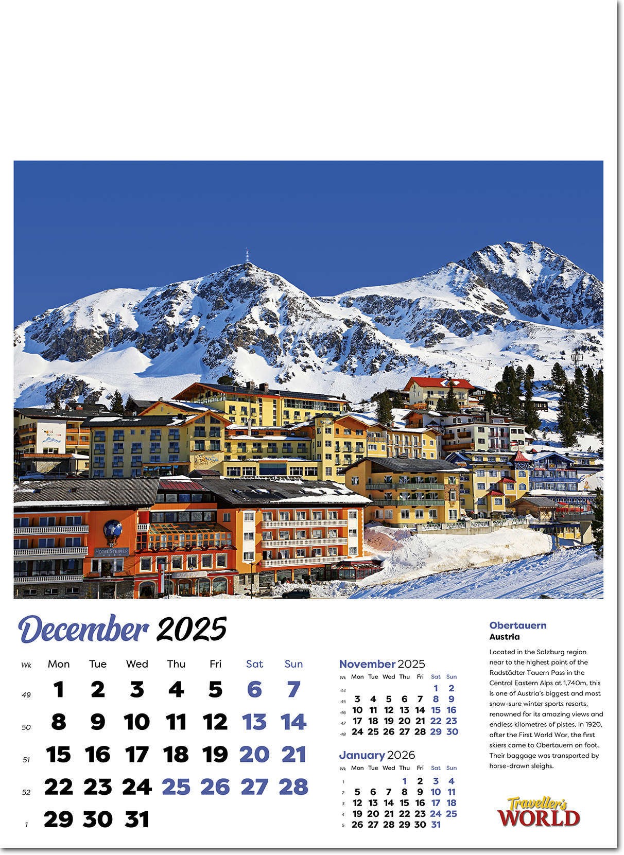 Traveller's World Calendar