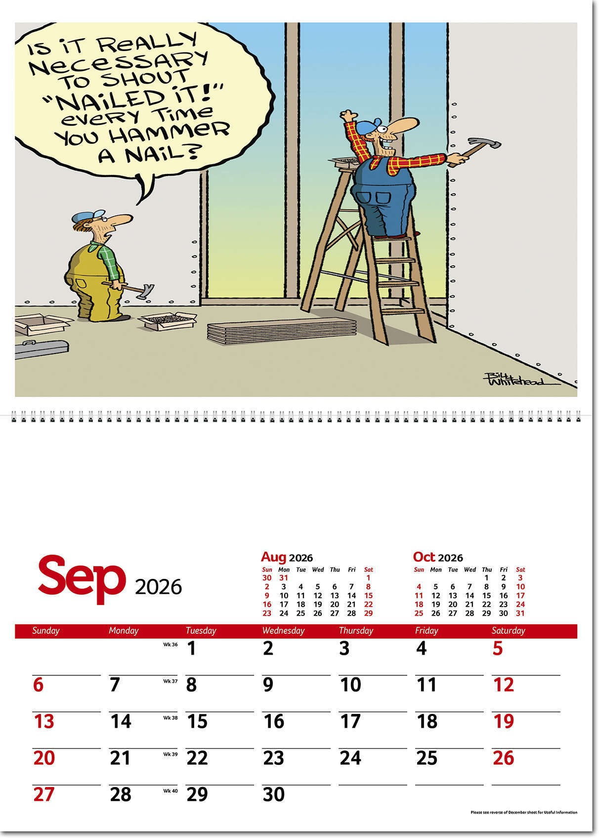 Working Wind-Ups Postage Saver Calendar