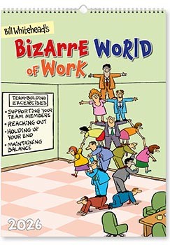 Bizarre World of Work Wall Calendar