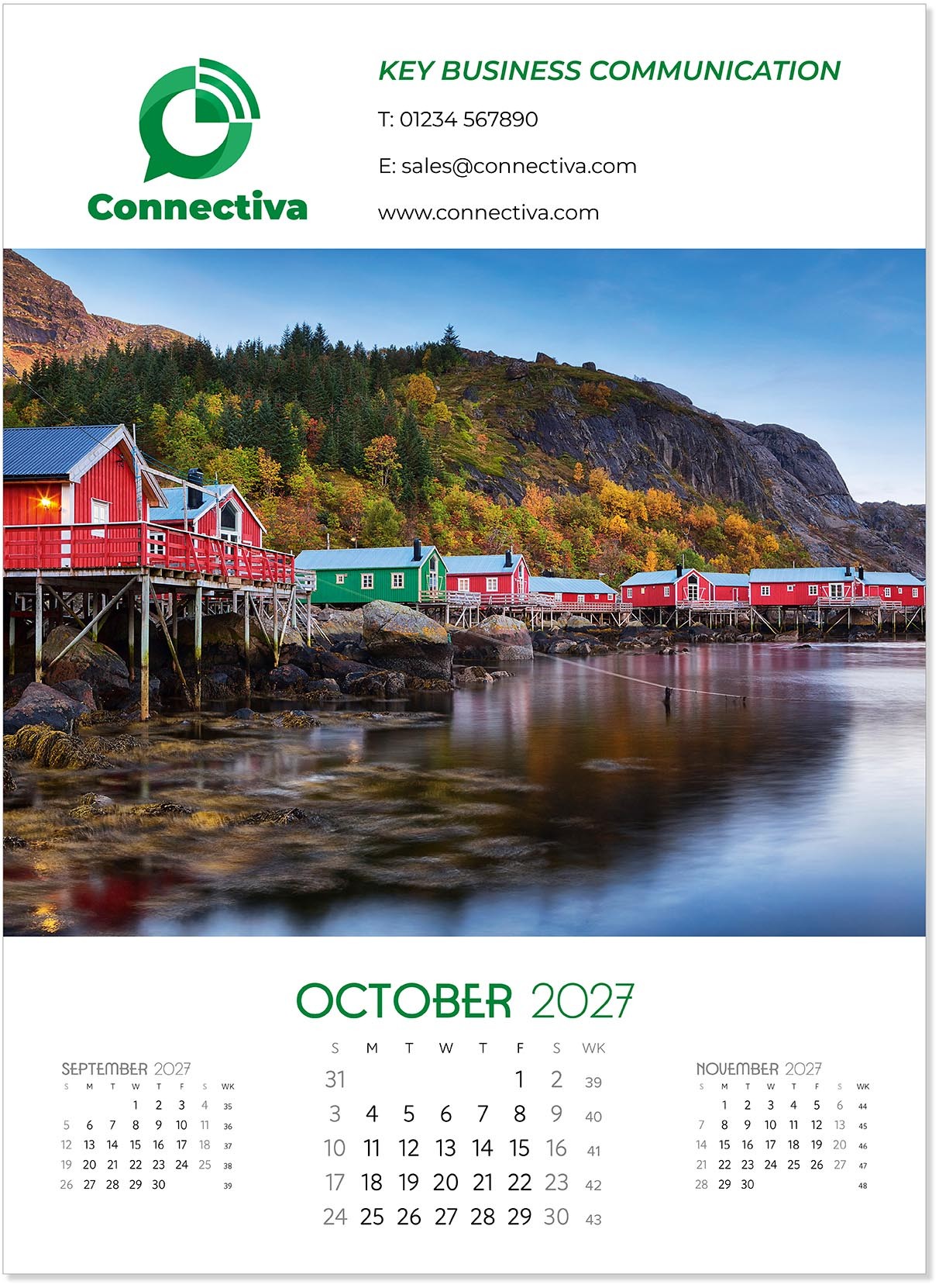 A Touch of Colour Wall Calendar