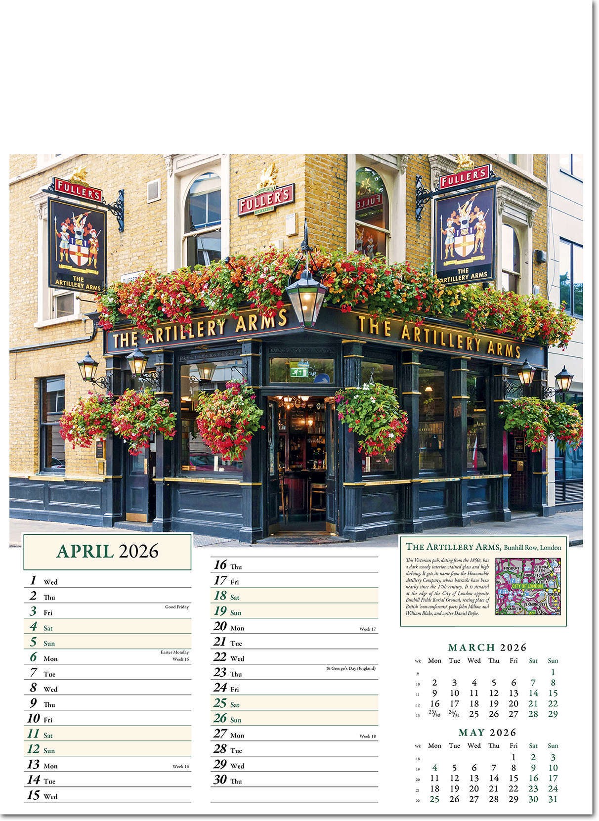 Olde Worlde Inns Calendar