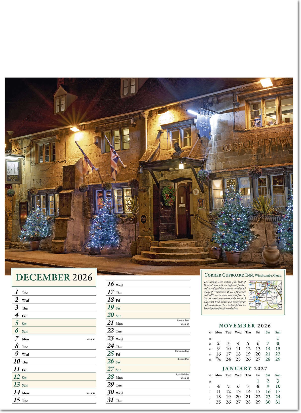 Olde Worlde Inns Calendar