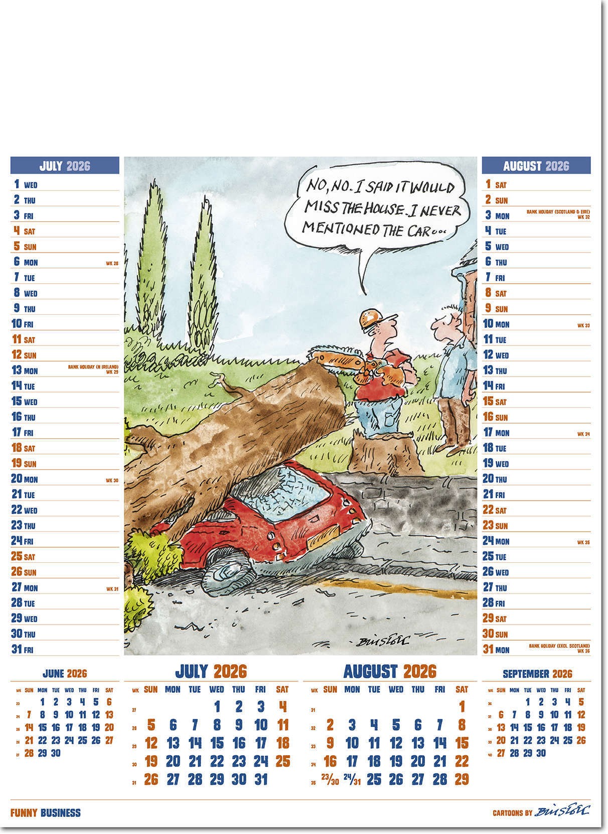 Funny Business Calendar