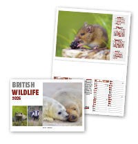 British Wildlife Postage Saver Calendar