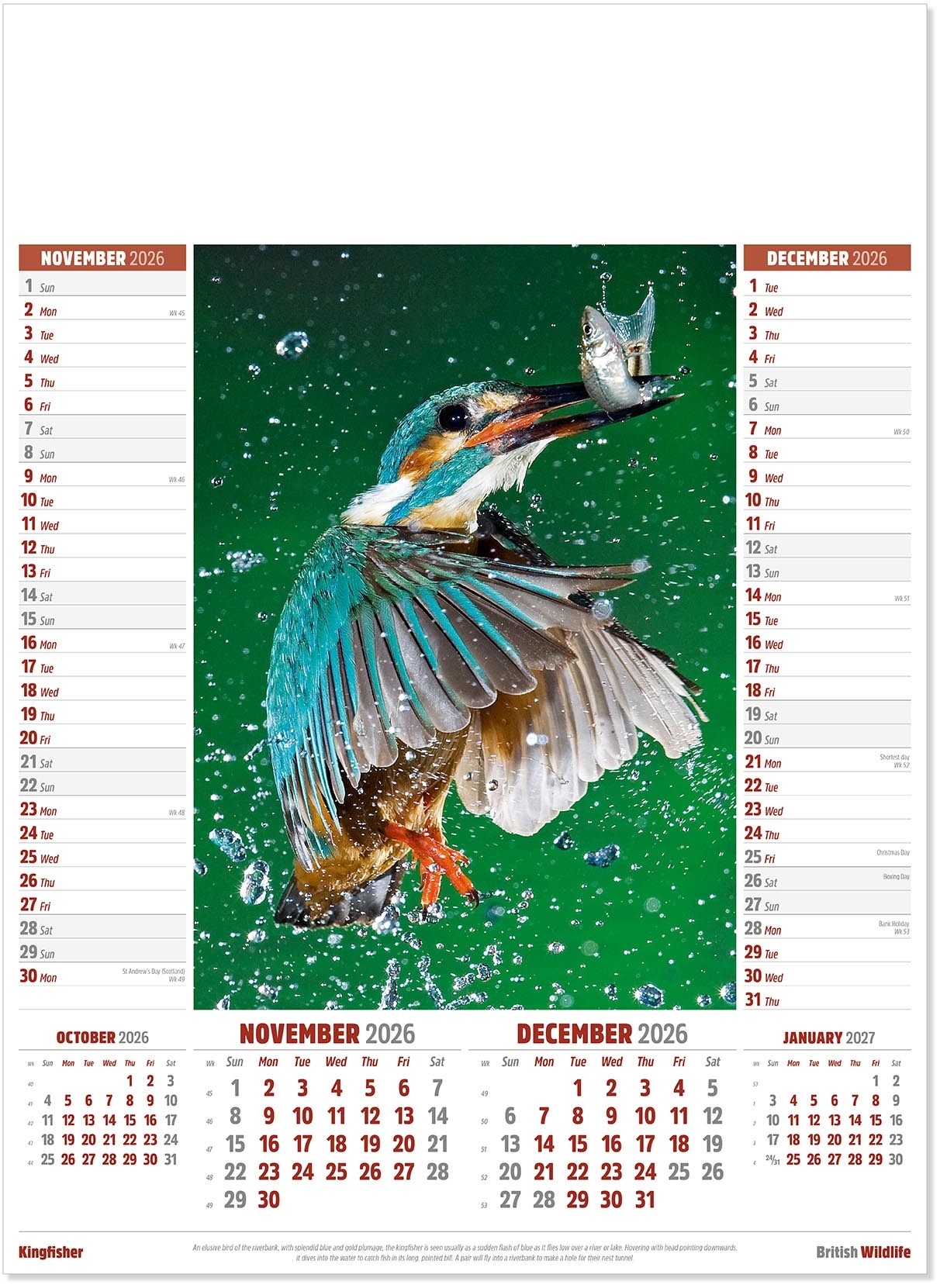 British Wildlife Calendar