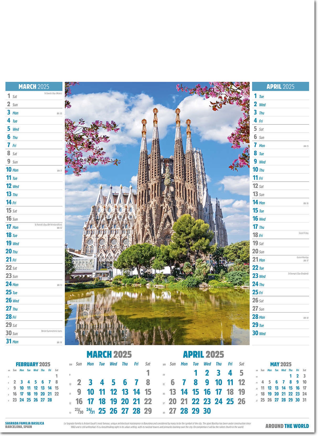 Around the World Calendar