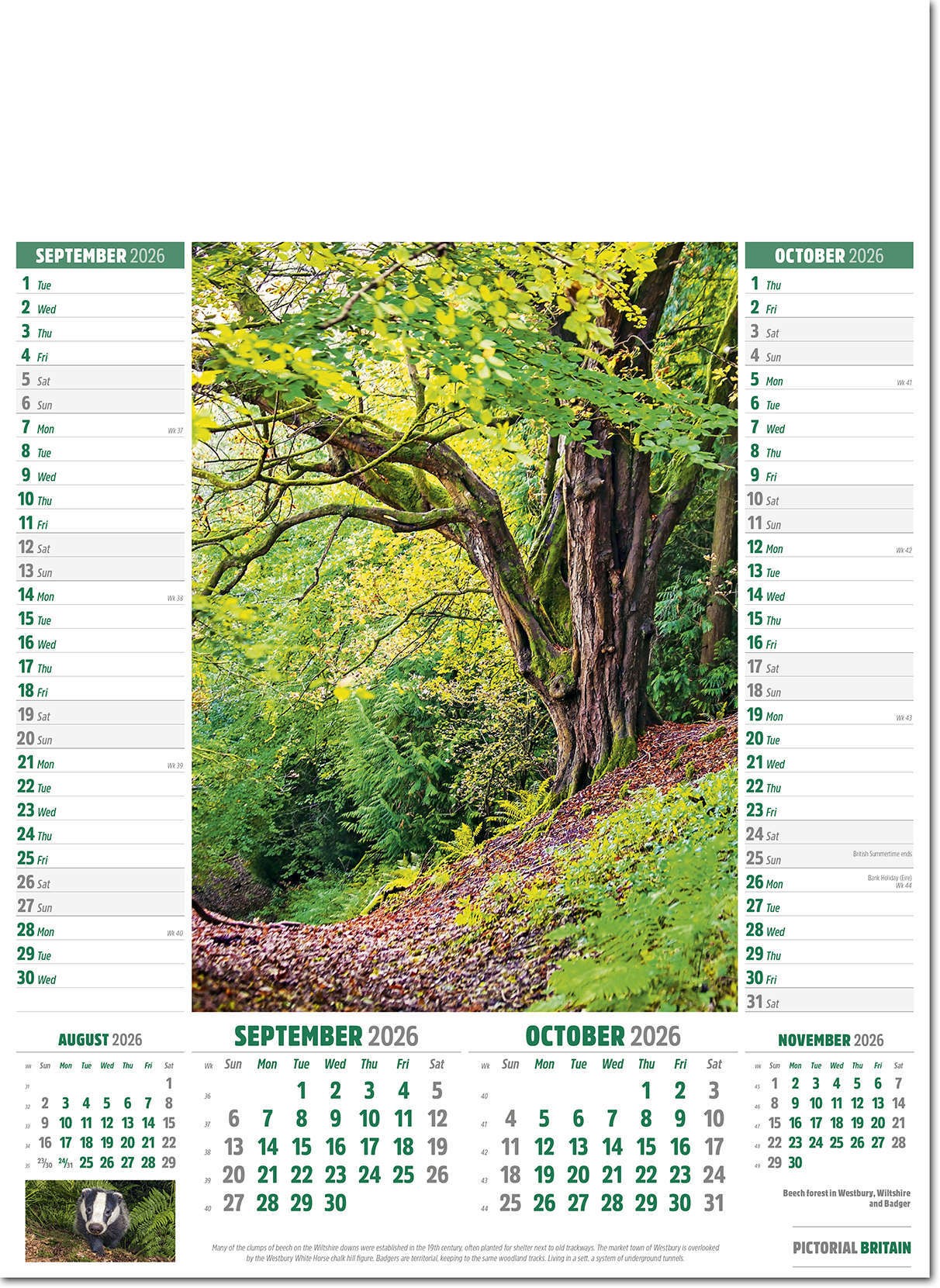 Pictorial Britain Calendar