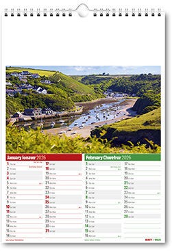 Beauty of Wales Calendar